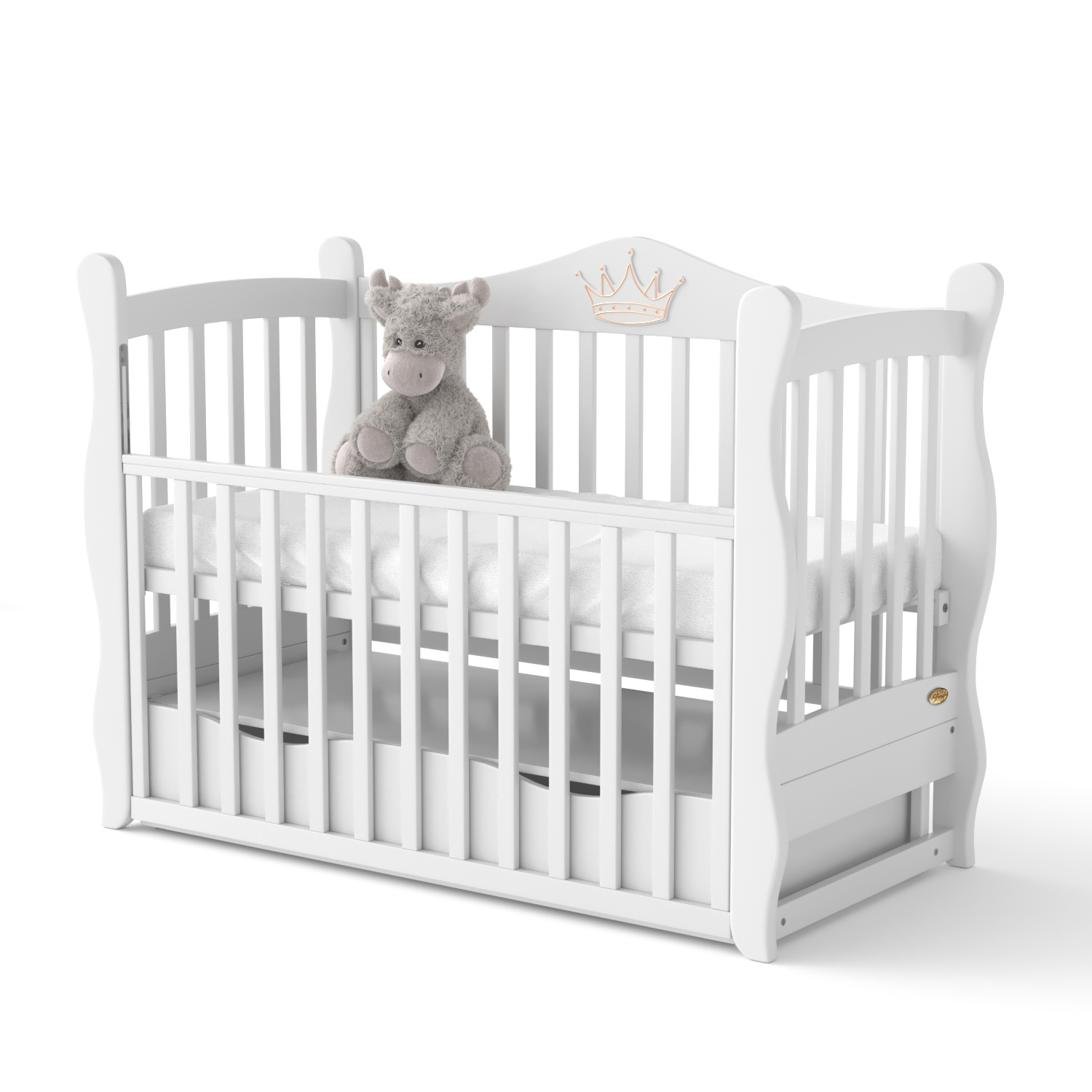White cot bed