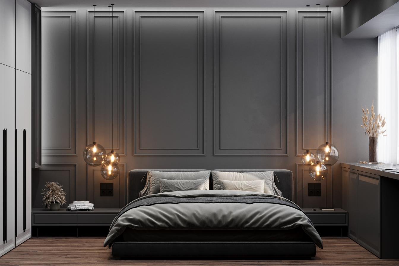Bedroom at night