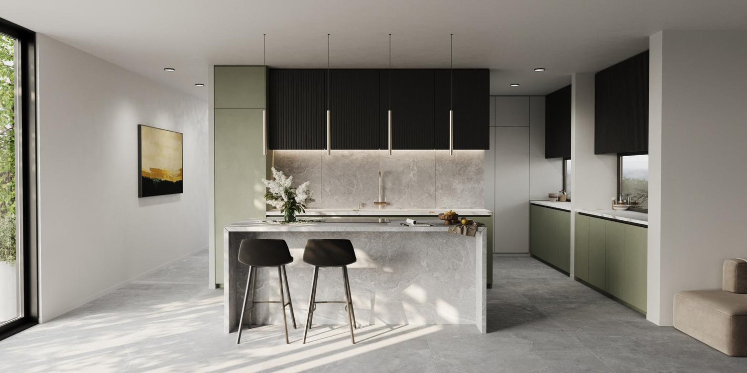 Sage kitchen